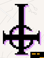 Ghost (the band)'s "Grucifix" logo