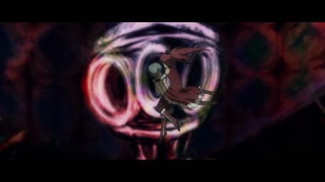 Sayaka's voice can be heard screaming during Oktavia's introduction. The movies cut the voice audio out here